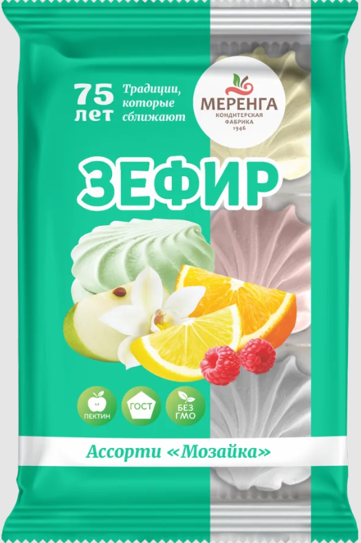  Меренга Зефир Мозайка, 270г  в Заволжье