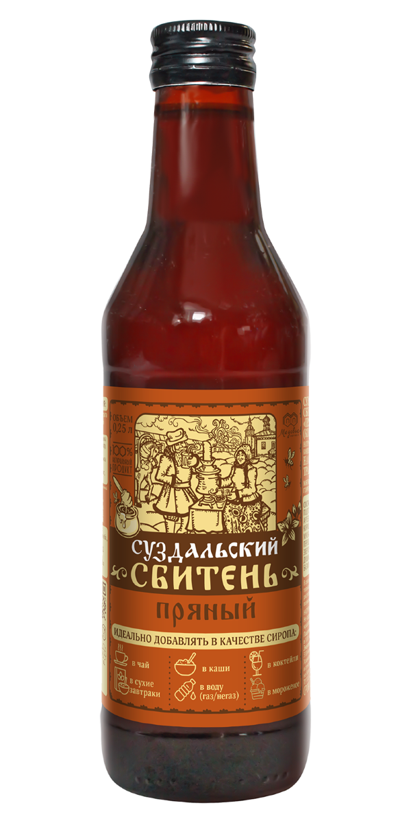 №3 Сбитень Суздальский "Пряный"(блок 8шт по 250мл) в Заволжье