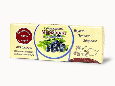  Мармелад натуральный "Черника" 140г в Заволжье