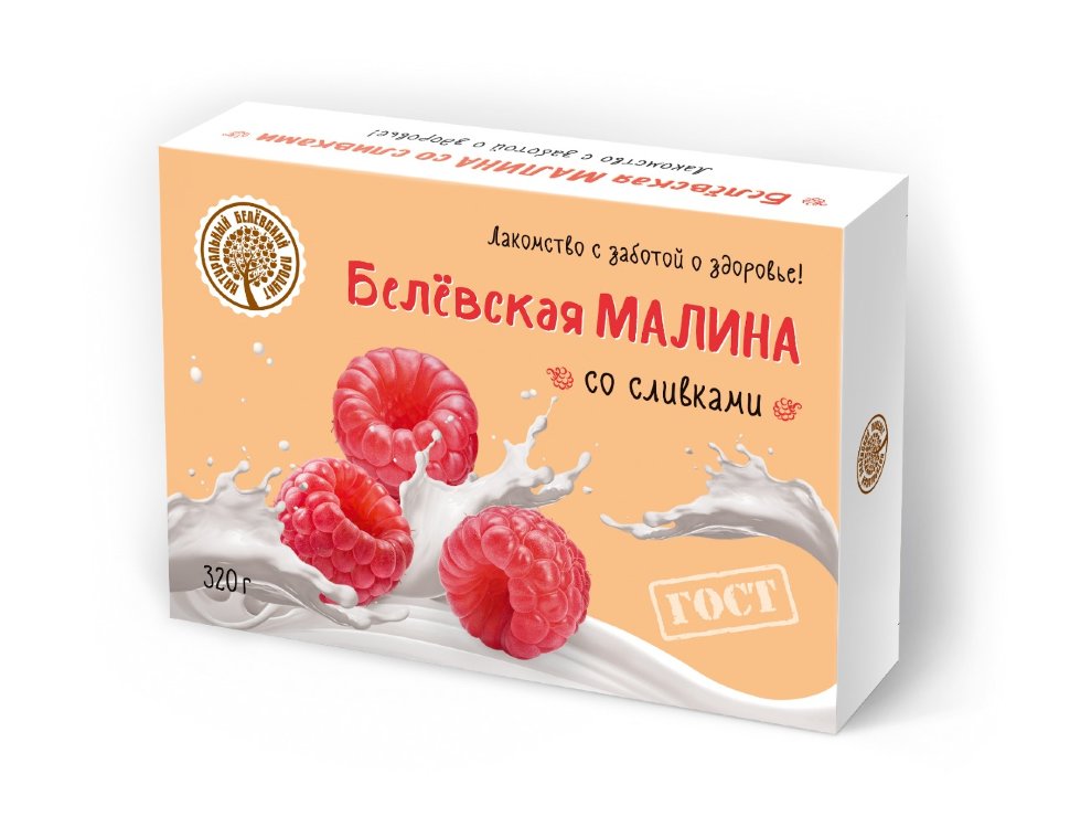  Малина со сливками Белёвская, 320г   в Заволжье
