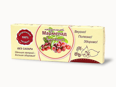  Мармелад натуральный "Брусника" 140г в Заволжье