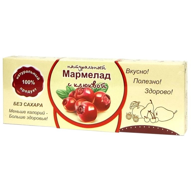  Мармелад натуральный "Клюква" 140г в Заволжье
