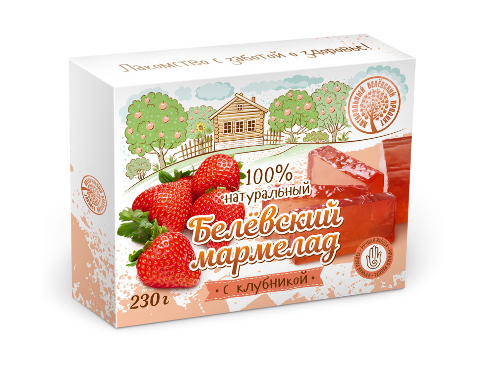  Мармелад белевский "Клубника" 230г в Заволжье