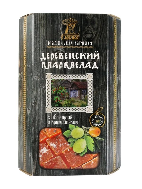 №2 Мармелад деревенский "С крыжовником и облепихой" 300г в Заволжье